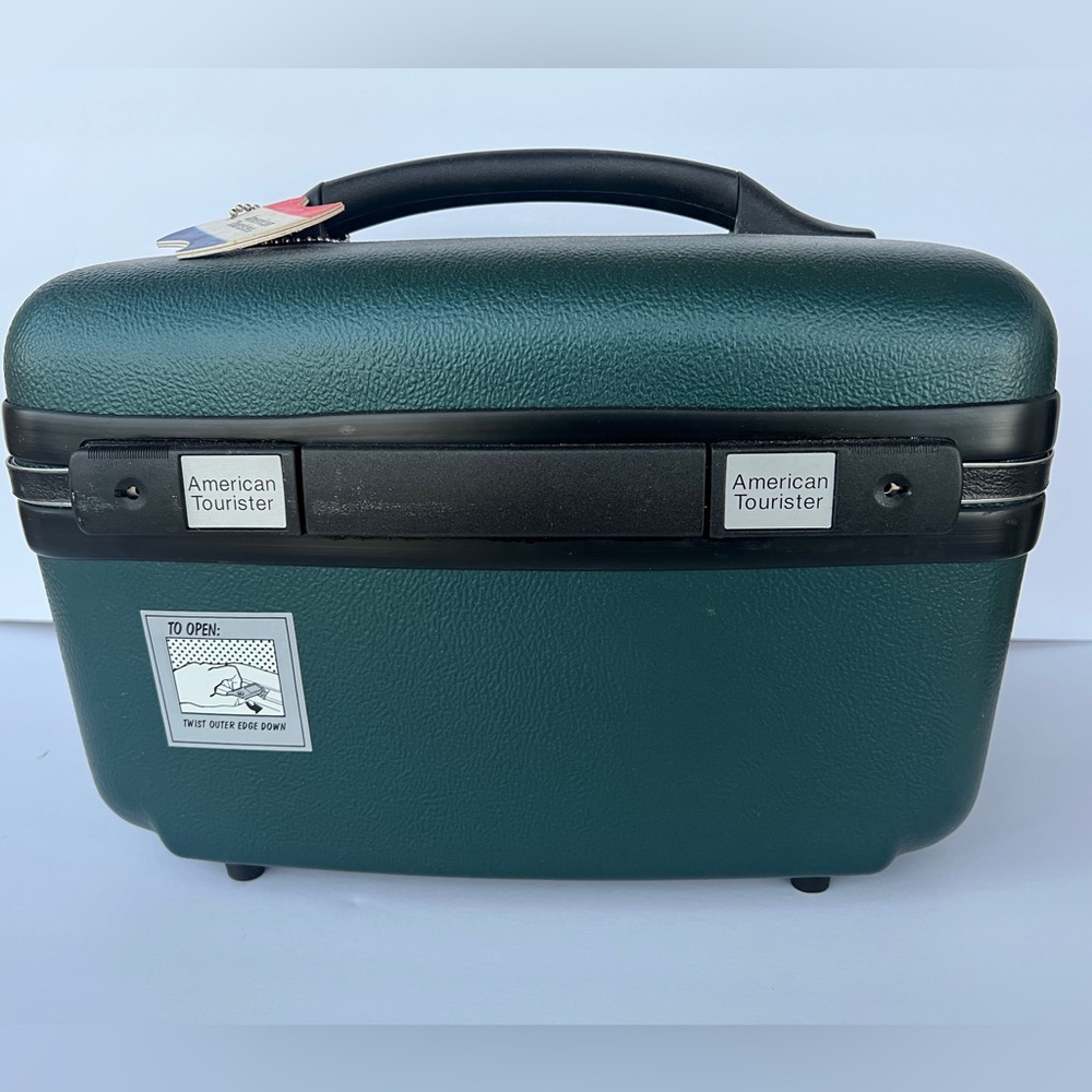 Vintage American Tourister Make Up/ Travel Hard Case Luggage - Picture 1 of 10
